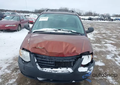 2007 Chrysler Town & Country Lx z USA, uszkodzony, nr VIN 2A4GP44R77R220840